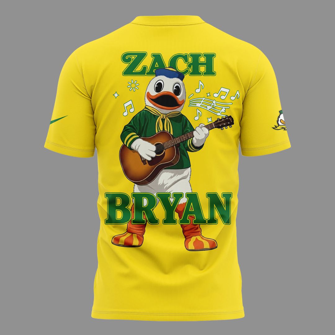04. Special Zach Bryan x Oregon Football - With Heaven On Tour 2026 T-Shirt