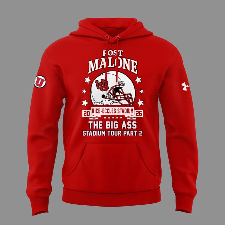 03. Perfect Hoodie Post Malone x Utah Football - THE BIG ASS Stadium Tour Part 2 Hoodie