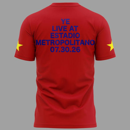 2026 Ye Live Concert Tour - SPAIN MADRID T-shirt (Copy)
