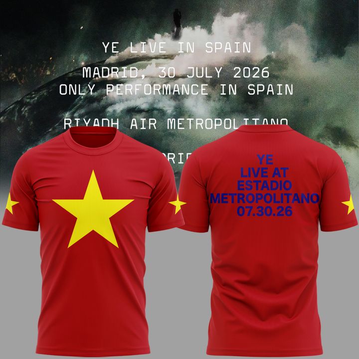 2026 Ye Live Concert Tour - SPAIN MADRID T-shirt (Copy)