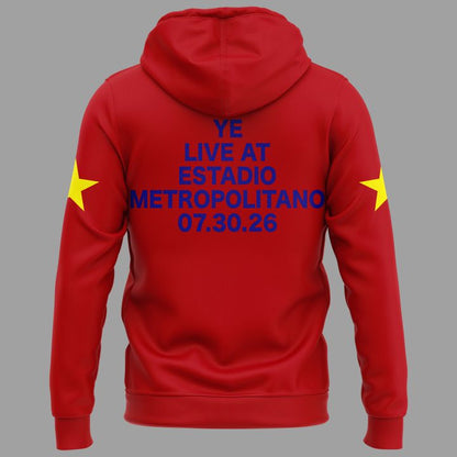 2026 Ye Live Concert Tour - SPAIN MADRID HOODIE