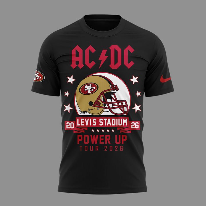 01.10. Special AC/DC x San Francisco 49ers - Power Up Tour 2026 T-Shirt