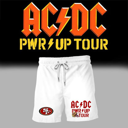 01.16. White Shirt AC/DC x San Francisco 49ers - Power Up Tour 2026 T-Shirt