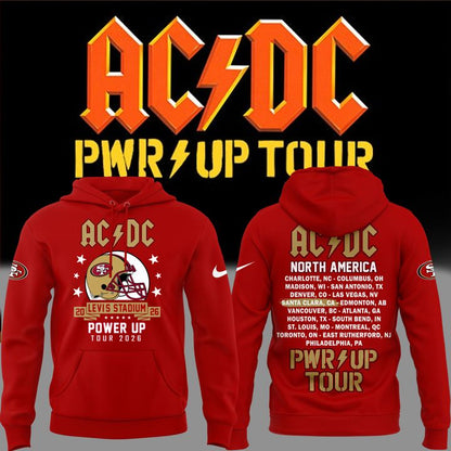 01.12. Exclusive 2026 AC/DC - North America Power Up Tour Hoodie