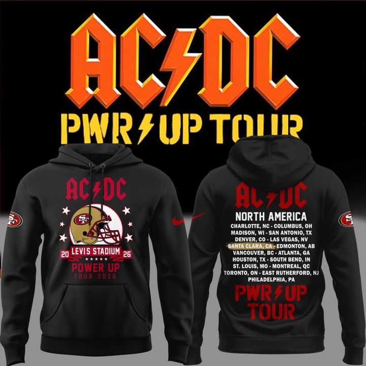 02.06. Perfect Black Hoodie AC/DC - North America Power Up Tour 2026 Hoodie