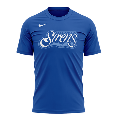 01.Cleveland Sirens Primary Logo T-shirt