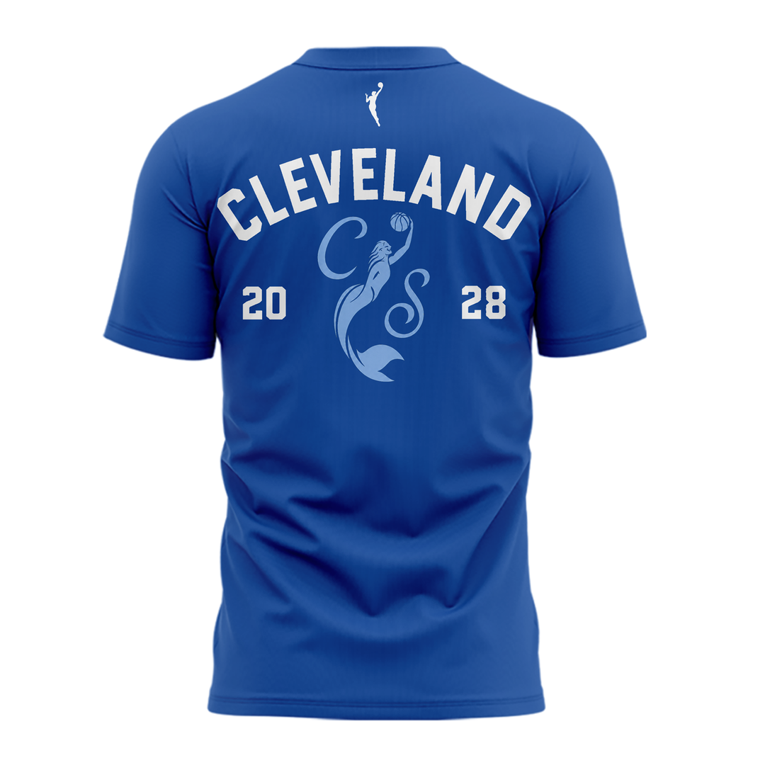 01.Cleveland Sirens Primary Logo T-shirt