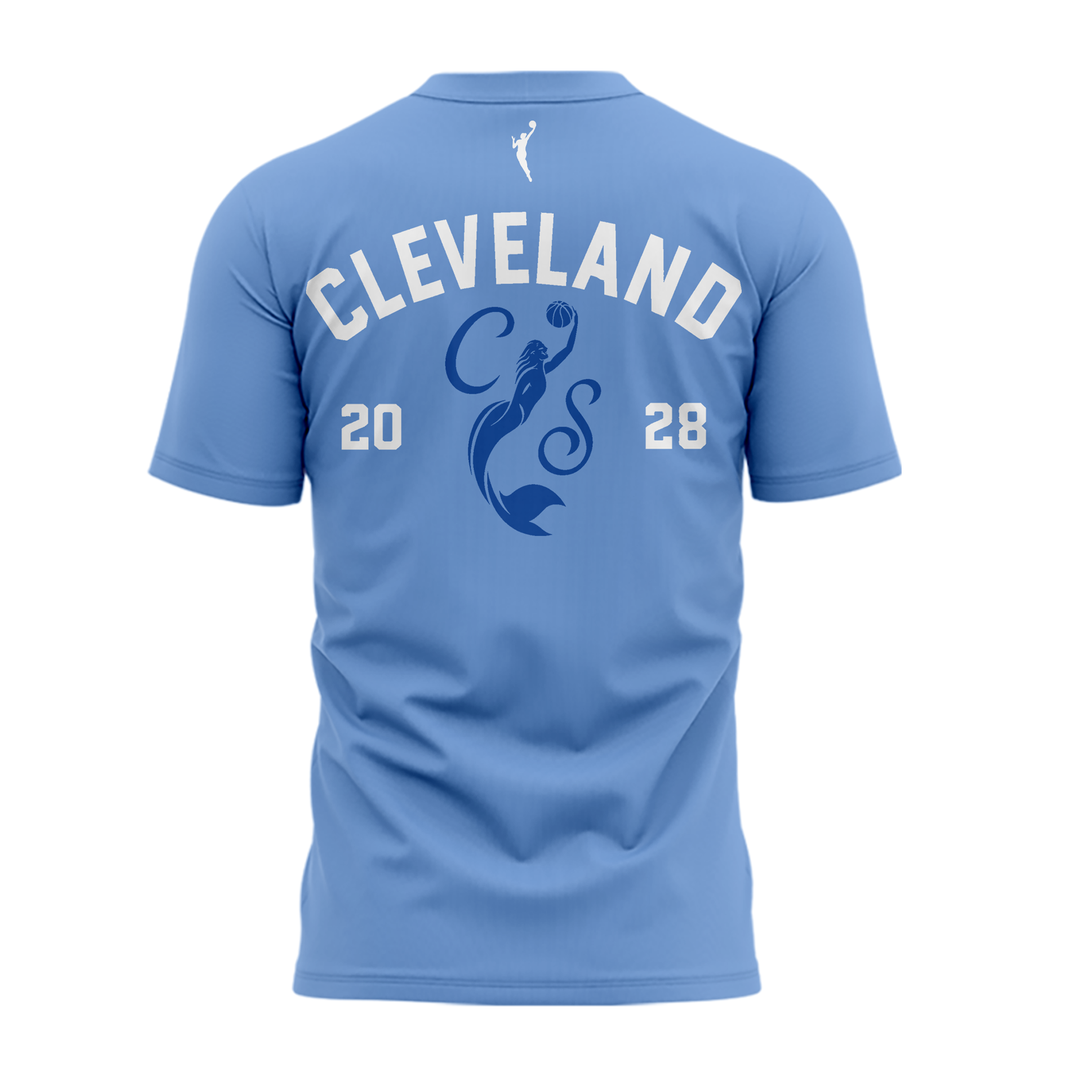 03.Cleveland Sirens Primary Logo T-shirt