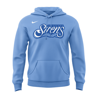 01.Cleveland Sirens Primary Logo Hoodie