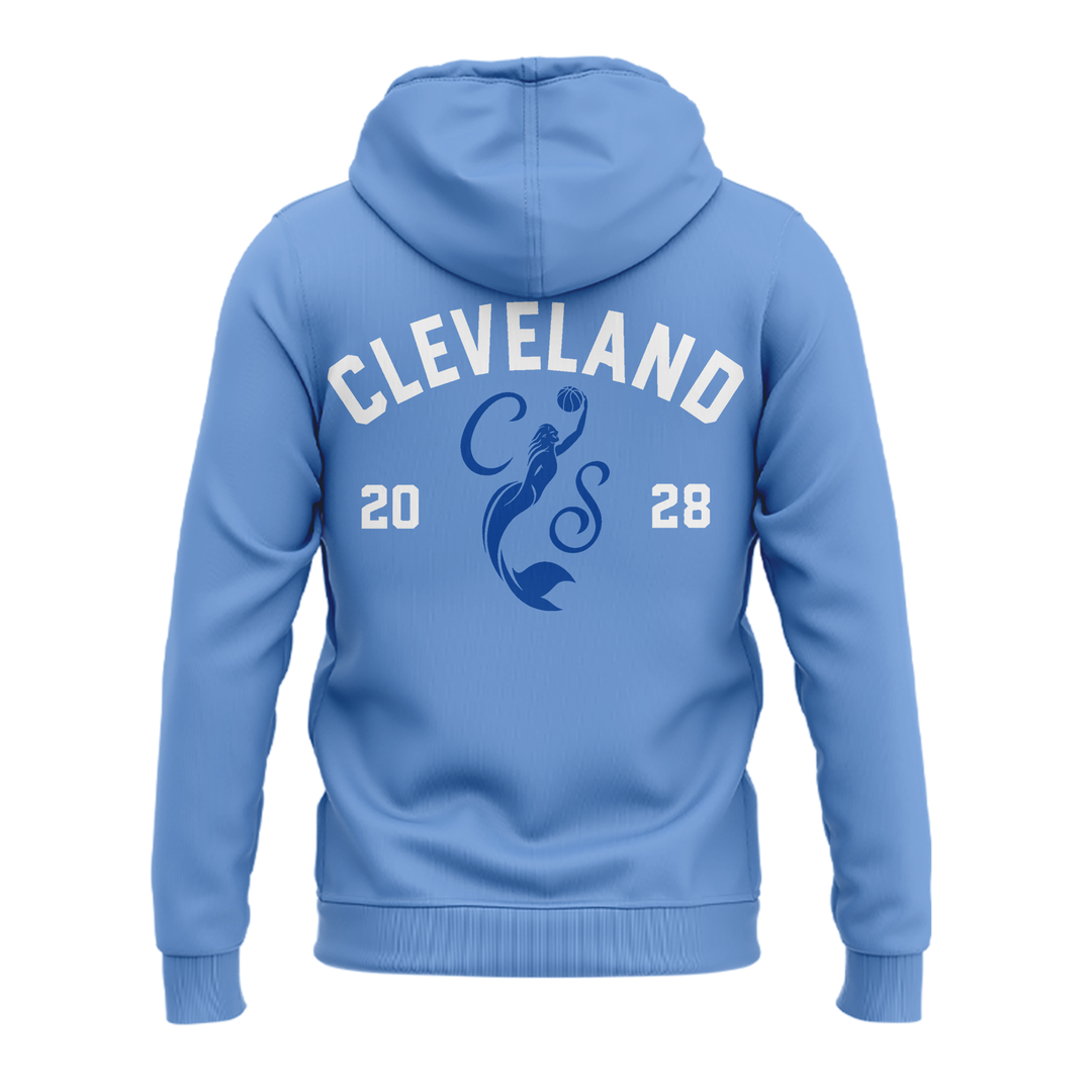 01.Cleveland Sirens Primary Logo Hoodie