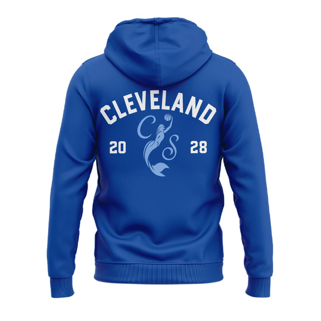 03.Cleveland Sirens Primary Logo Hoodie