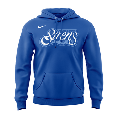 03.Cleveland Sirens Primary Logo Hoodie