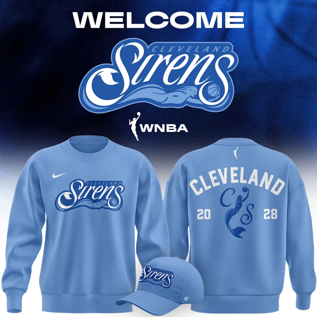 01.Cleveland Sirens Primary Logo Sweatshirt