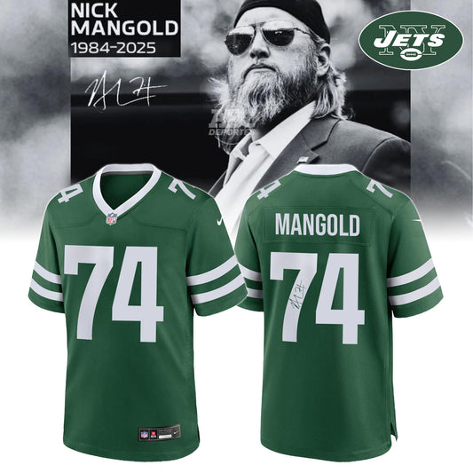 Nick Mangold In Memory Legend Jersey 1984 2025 Green