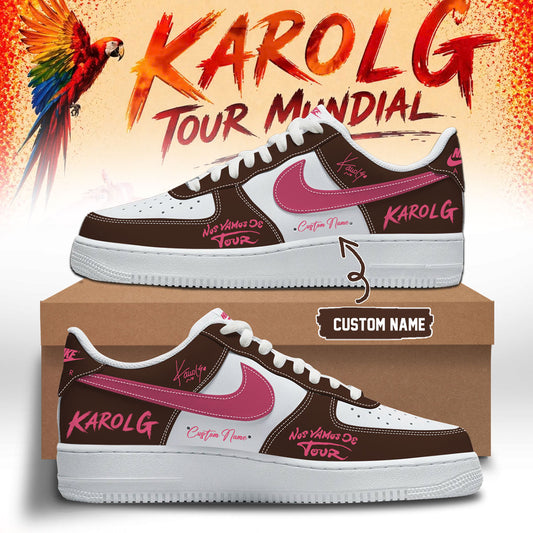Karol G – Viajando Por El Mundo Tropitour 2026 Limited Edition AF1 Sneakers 3
