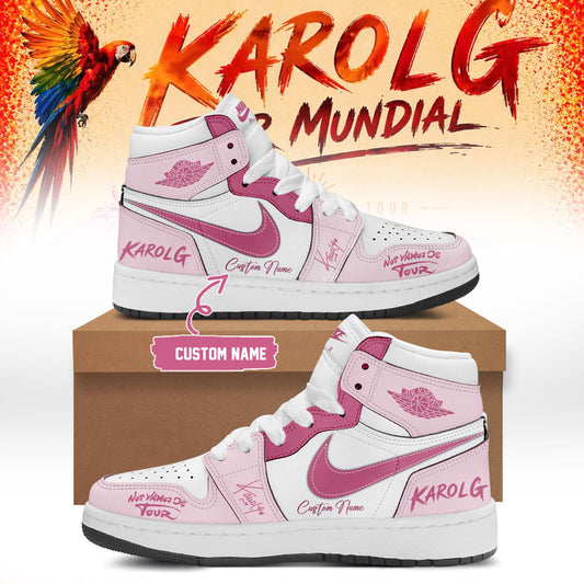 Karol G – Viajando Por El Mundo Tropitour 2026 Limited Edition AJ1 Sneakers 10
