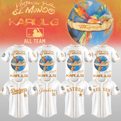 Karol G x MLB – Nos Vamos de Tour JERSEY (All Team) 1