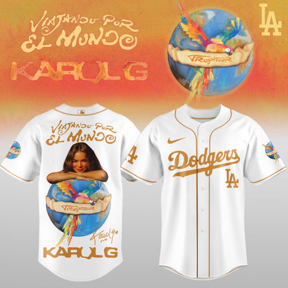 Karol G x MLB – Nos Vamos de Tour JERSEY (All Team) 4