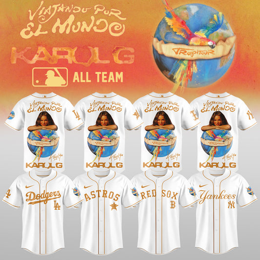 Karol G x MLB – Nos Vamos de Tour JERSEY (All Team) 4