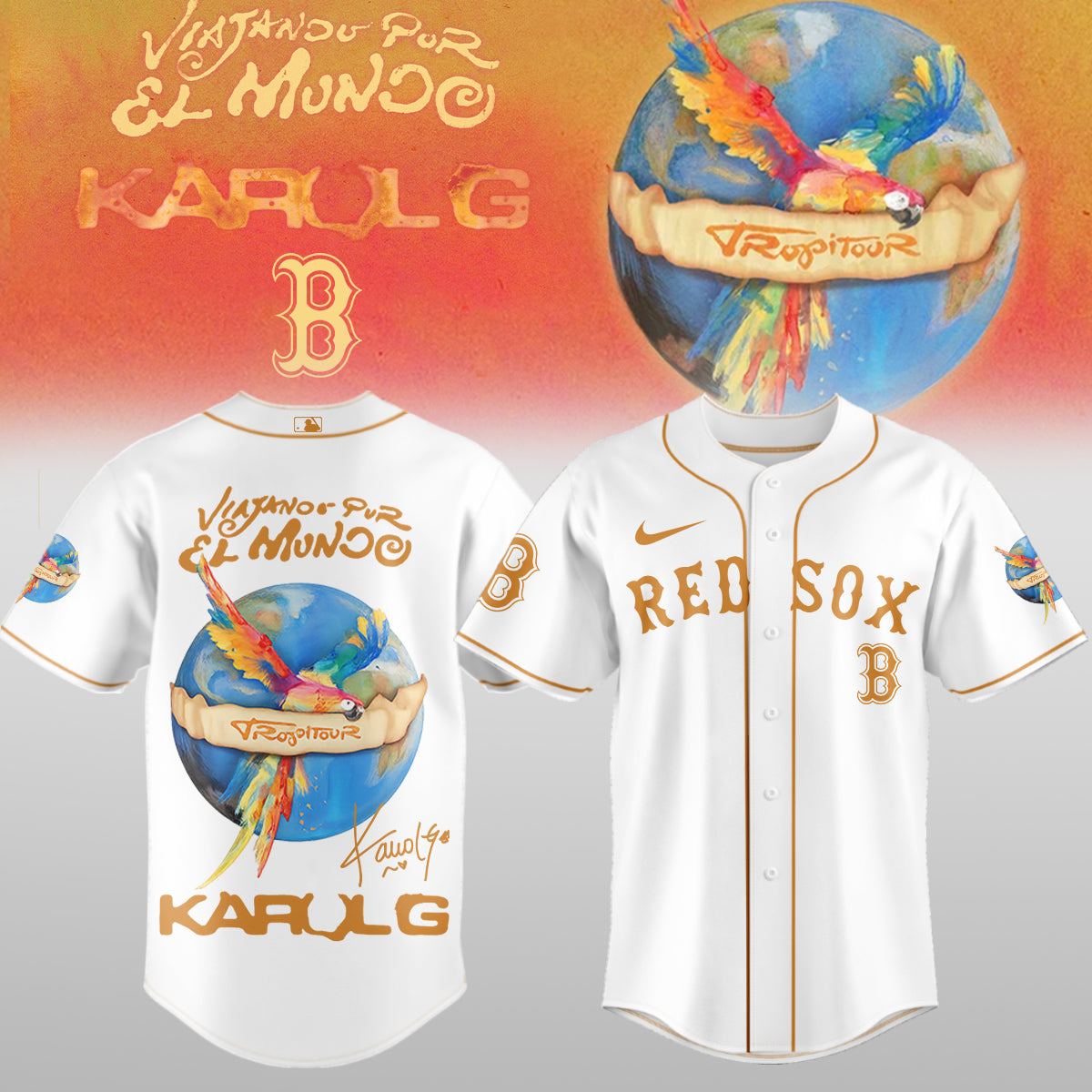 Karol G x MLB – Nos Vamos de Tour JERSEY (All Team) 1