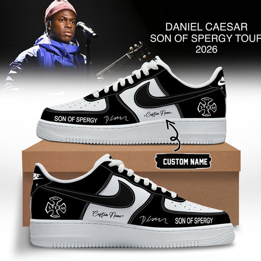 Daniel Caesar’s Son of Spergy Tour Signed Shoes 11