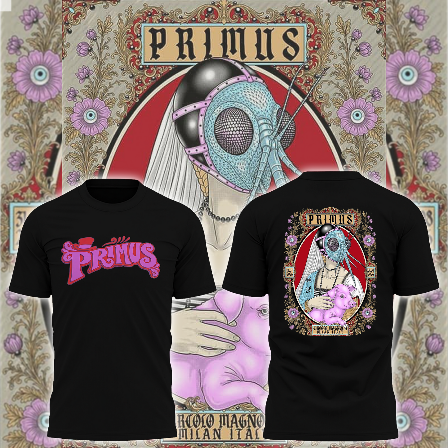 Limited Edition Primus Europe Tour 2026 TShirt