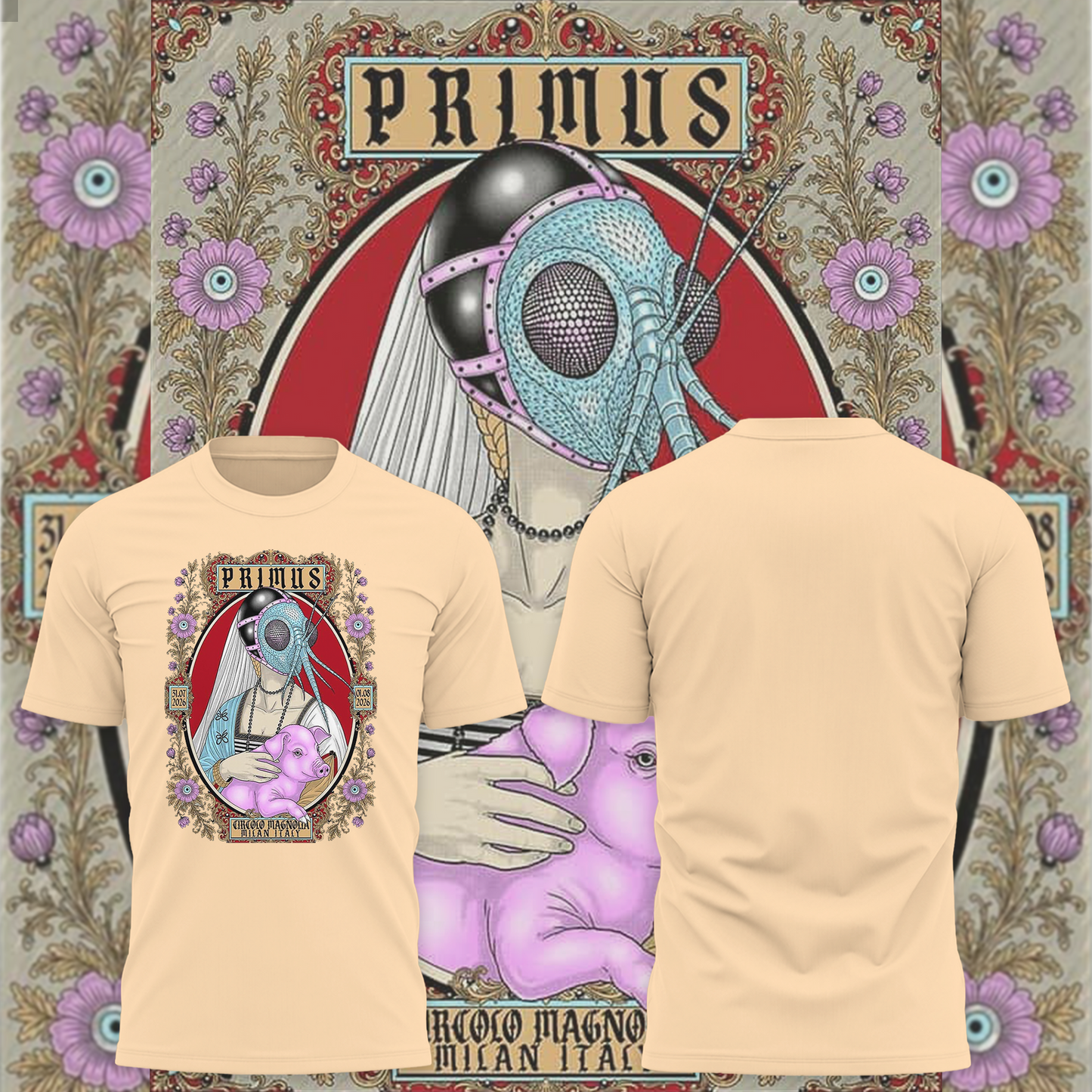 Limited Edition Primus Europe Tour 2026 TShirt