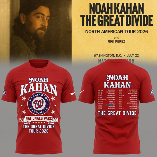Limited Edition The Great Divide Tour 2026 At Washington Nationals Shirt
