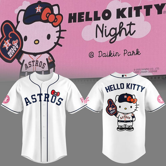 Hello Kitty Night x Houston Astros limited edition 2026 Jersey