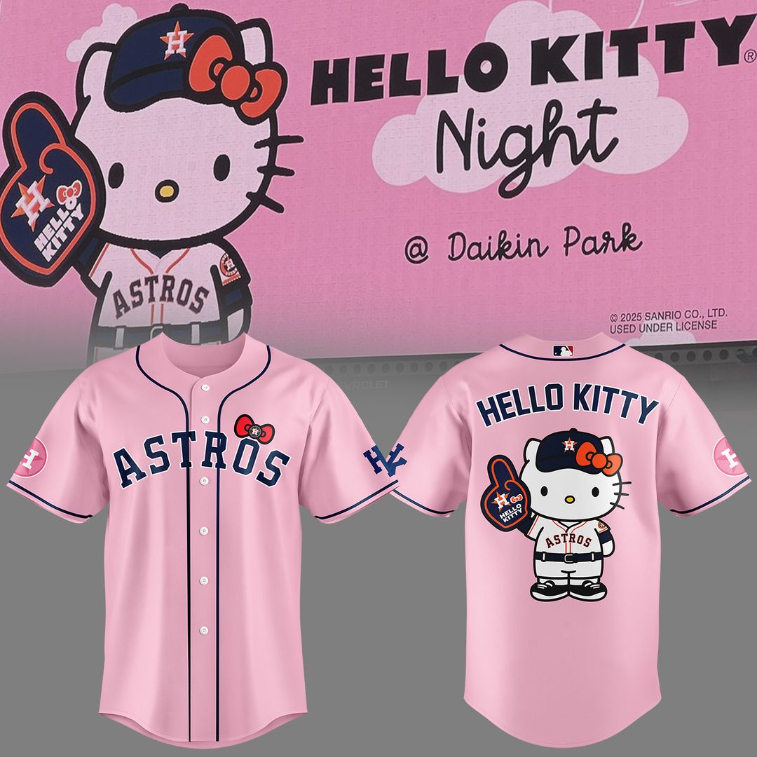Hello Kitty Night x Houston Astros limited edition 2026 Jersey