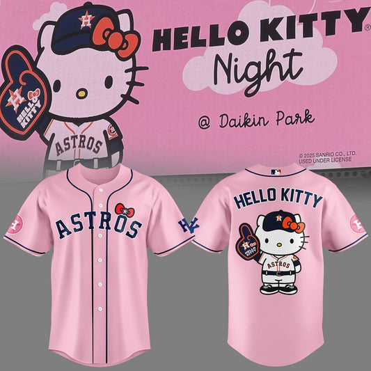 Hello Kitty Night x Houston Astros limited edition 2026 Jersey