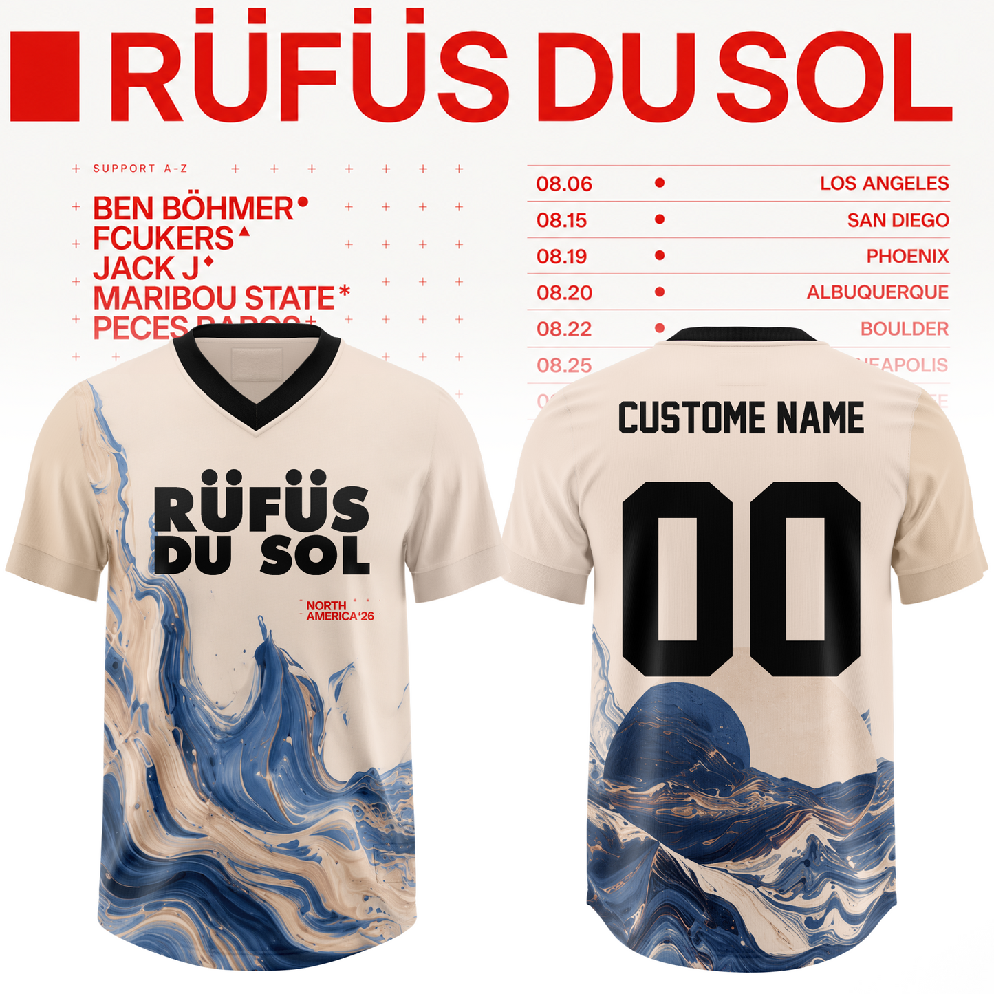 RÜFÜS DU SOL 2026 Tour Merchandise