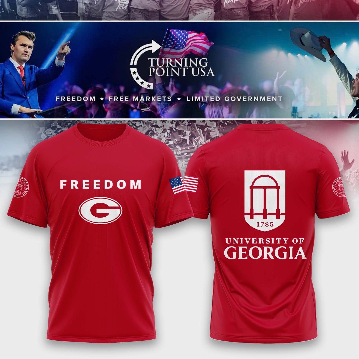 .     Georgia  Campus Freedom Tshirt