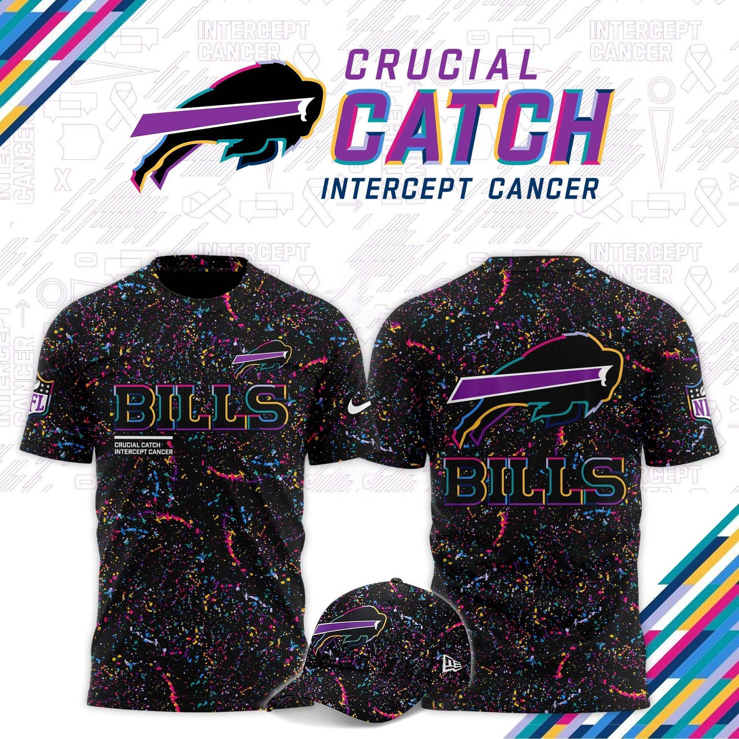 Buffalo Bills Crucial Catch 2025 Limited T-Shirt