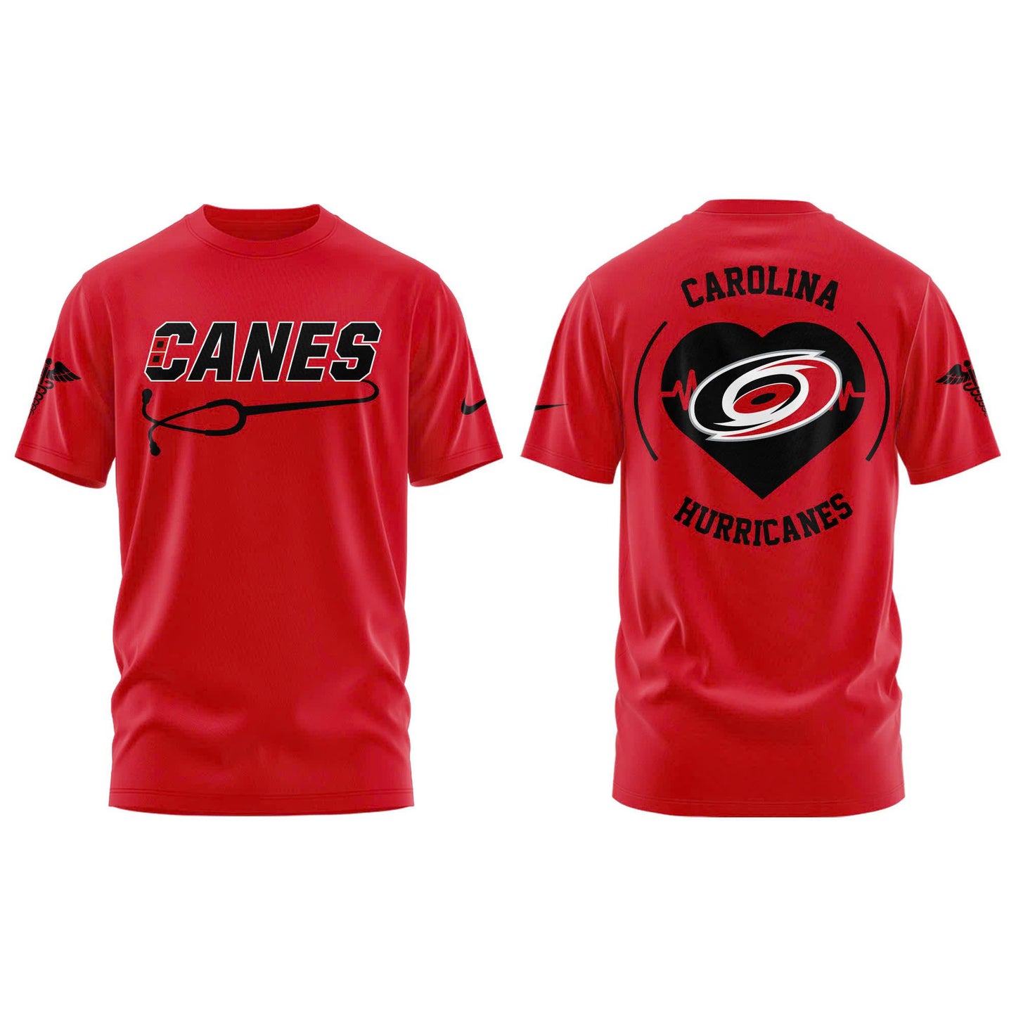 2026 Carolina Hurricanes Healthcare Appreciation Night Limited Edition T-Shirt, Jogger And Cap Outfit Red