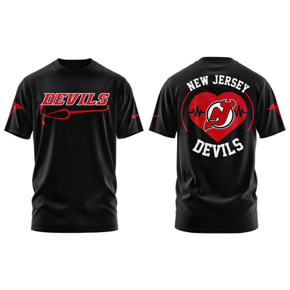 2026 New Jersey Devils Healthcare Appreciation Night Limited Edition T-Shirt, Jogger and Cap Outfit Black