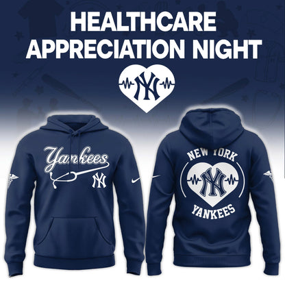 2026 New York Yankees Healthcare Appreciation Night Limited Edition Hoodie, Jogger And Cap Outfit