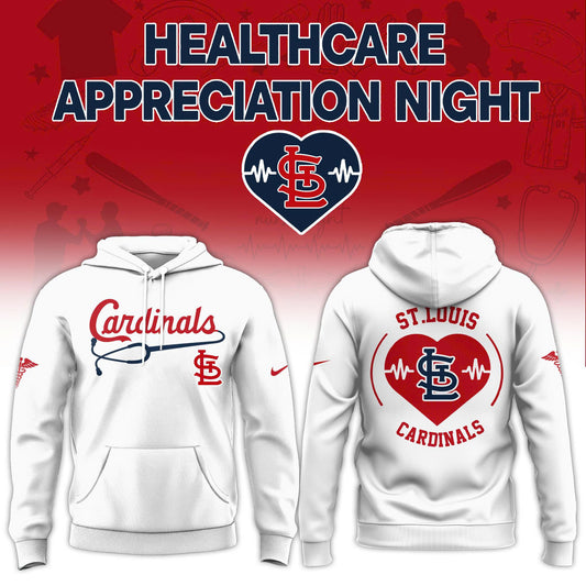 2026 St.Louis Cardinals Healthcare Appreciation Night Limited Edition Hoodie Jogger And Cap Outfit