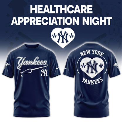 2026 New York Yankees Healthcare Appreciation Night Limited Edition T-Shirt, Jogger And Cap Outfit