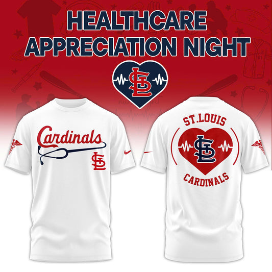 2026 St.Louis Cardinals Healthcare Appreciation Night Limited Edition T-Shirt Jogger And Cap Outfit