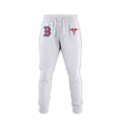 2026 Boston Red Sox Healthcare Appreciation Night Limited Edition T-ShirtJogger And Cap White Outfit