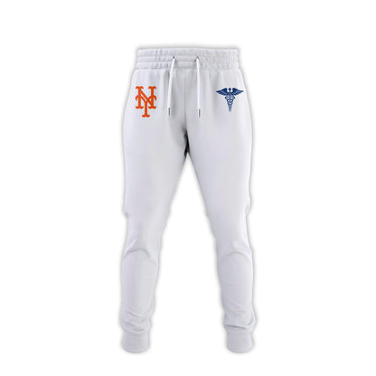2026 New York Mets Healthcare Appreciation Night Limited Edition T-Shirt Jogger And Cap White Outfit