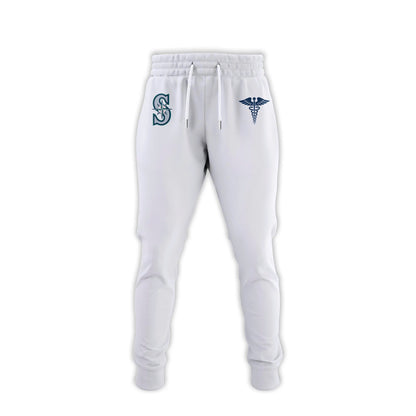 2026 Seattle Mariners Healthcare Appreciation Night Limited Edition T-Shirt Jogger And Cap Outfit White