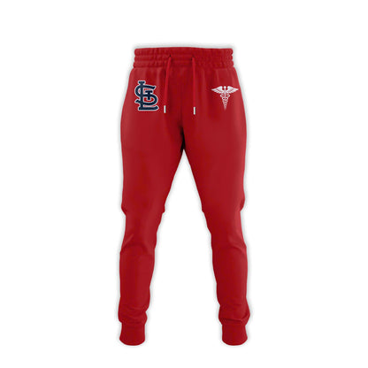 2026 St.Louis Cardinals Healthcare Appreciation Night Limited Edition Hoodie Jogger And Cap Outfit