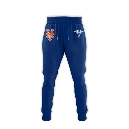 2026 New York Mets Healthcare Appreciation Night Limited Edition Hoodie Jogger And Cap Outfit Royal Blue