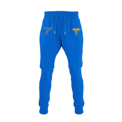 2026 St. Louis Blues Healthcare Appreciation Night Limited Edition T-Shirt, Jogger And Cap Outfit Blue