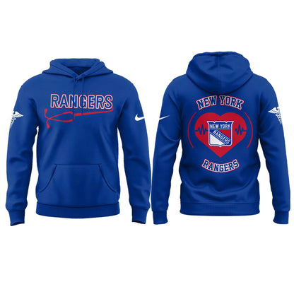 2026 New York Rangers Healthcare Appreciation Night Limited Edition Hoodie, Jogger And Cap Outfit