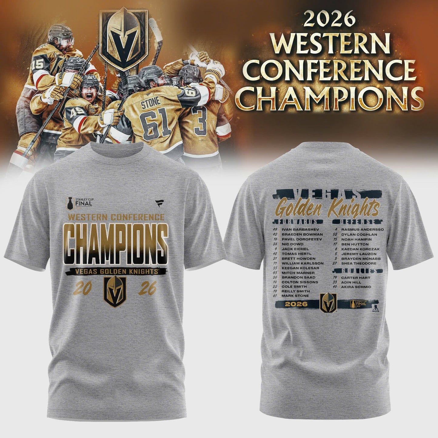 _ 🏆 Western Conference Champions 2026 Edition Tee