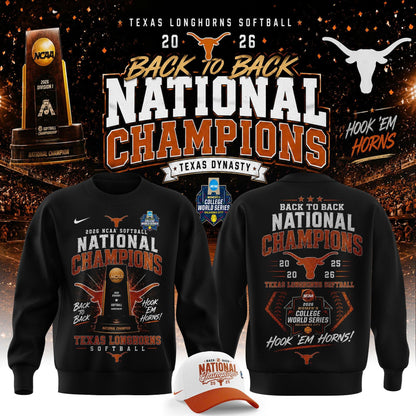 2026 WCWS Back-To-Back National Champions Sweater