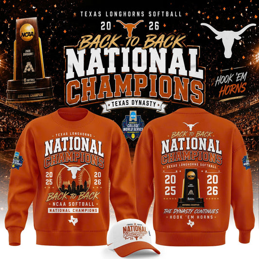 2026 WCWS Back-To-Back National Champions Sweater